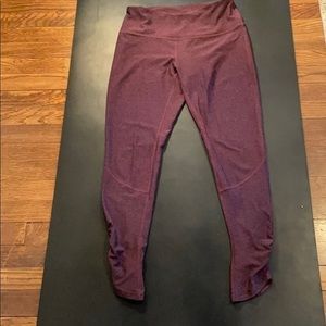 Zella yoga pants in plum size 8